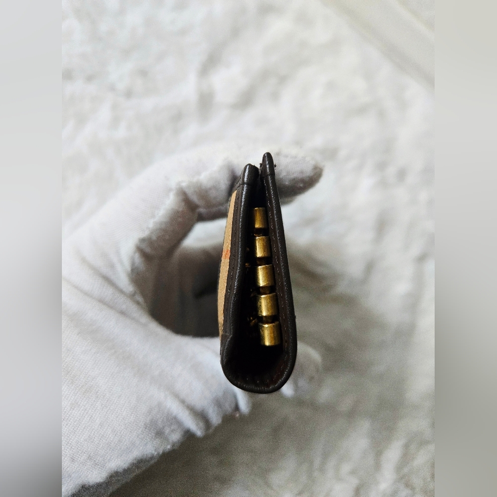 Burberry Tan and Brown Checkered Key Case - Picture 10 of 14